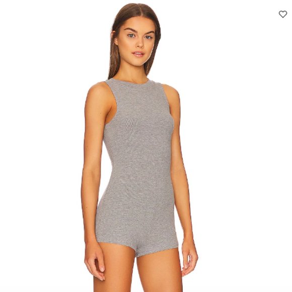 REVOLVE Kate Basic Ribbed Romper - Picture 3 of 4